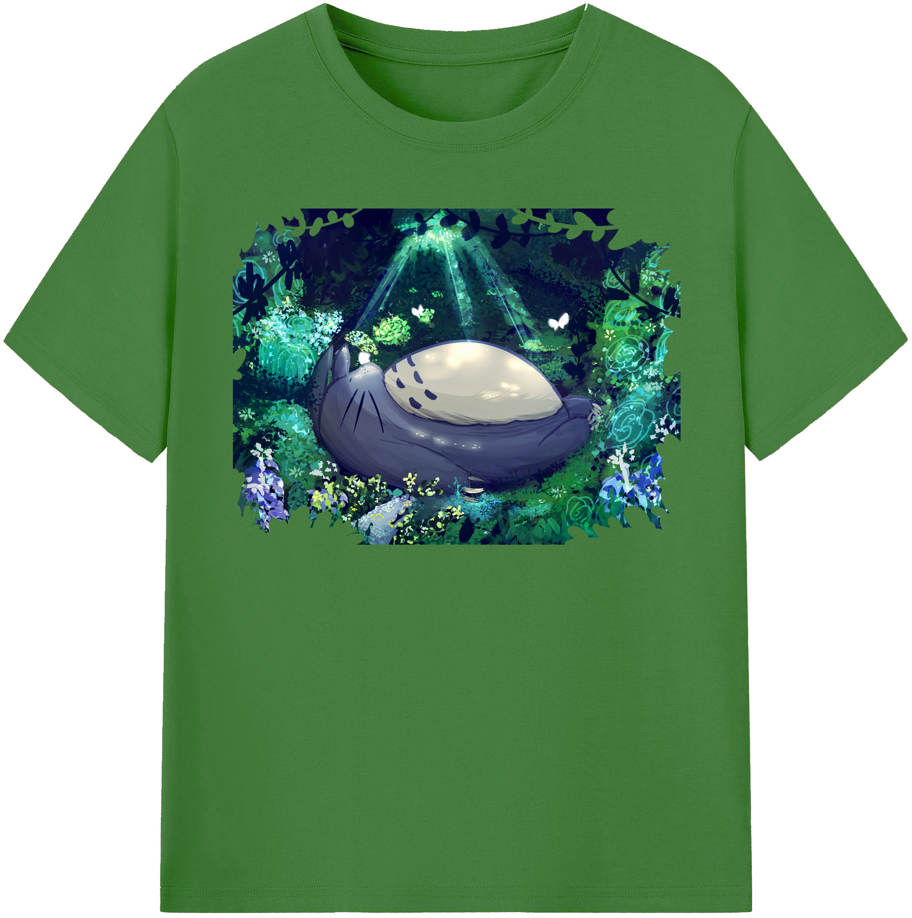 （画像用） となりのトトロ 草壁メイ 草壁サツキ My Neighbor Totoro Satsuki Kusakabe Mei Kusakabe レディースカジュアルプリントTシャツ（綿100％）